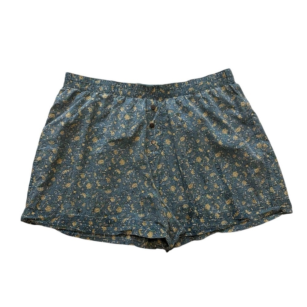 Natural Life Women’s Boxer Shorts Pull On Boho Floral Summer Size Extra Large